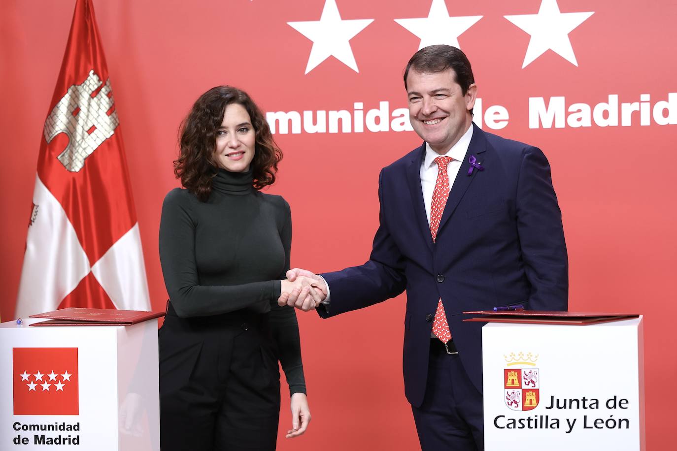 Fernández Mañueco e Isabel Díaz Ayuso