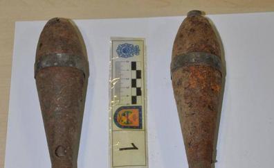 Insólito: encuentran dos granadas de mortero cargadas en una vivienda de Astorga
