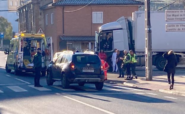 Tres heridos, entre ellos una menor de 7 años, en dos atropellos en León y uno en Cistierna