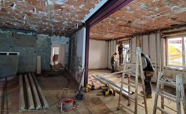 Avanzan las obras del nuevo Espacio del Mayor de Valencia de Don Juan con una inversión de 500.000 euros