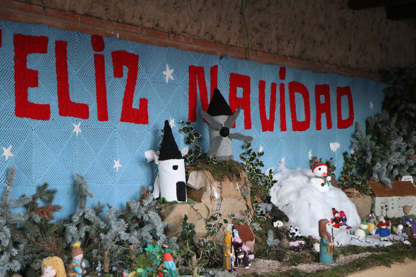 La ilusión de la Navidad se 'teje' en Villoria