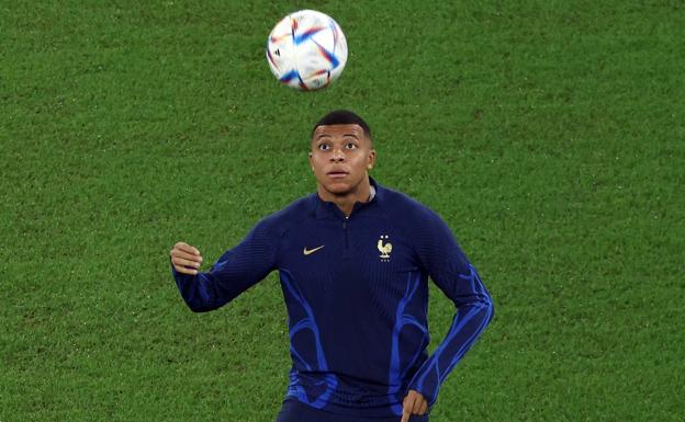 Mbappé, ausente en el entrenamiento de Francia