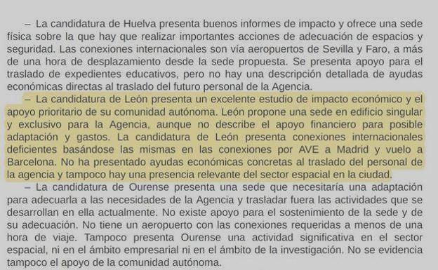 La Junta sí dio prioridad a León, ante Palencia y Cebreros, en el informe remitido al Gobierno