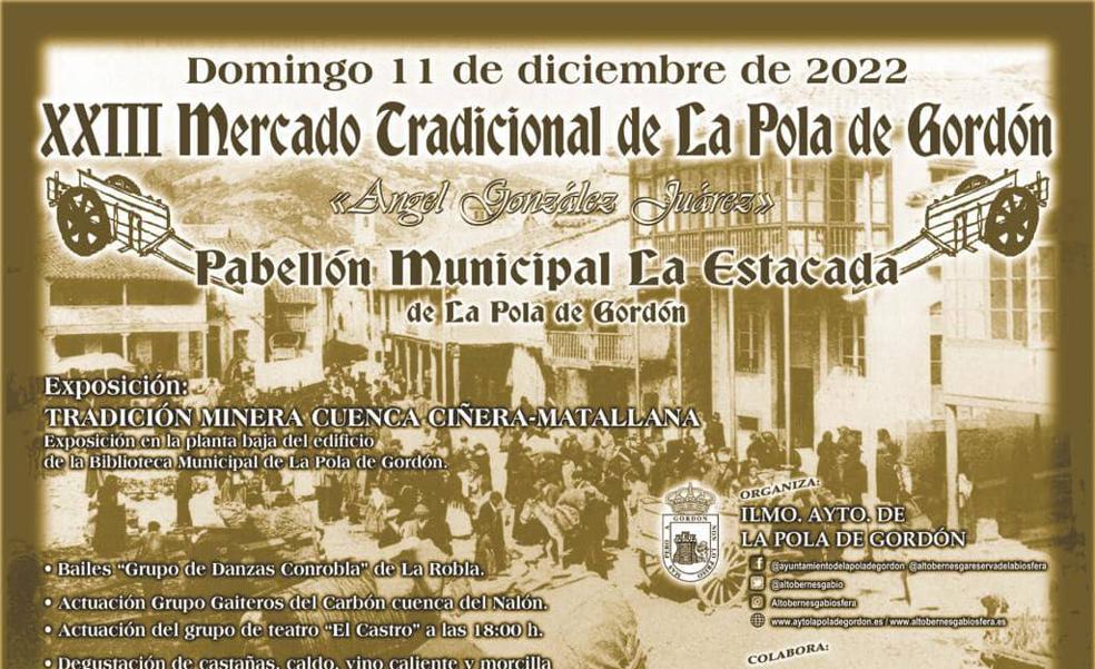 La Pola de Gordón celebra este fin de semana el XXIII Mercado Tradicional