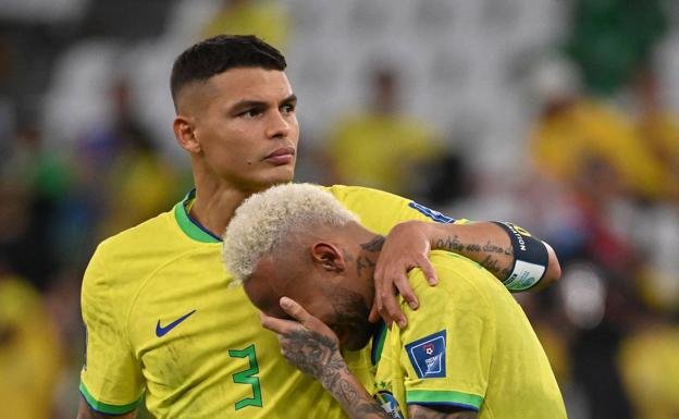 Neymar, «destrozado psicológicamente» tras la eliminación de Brasil