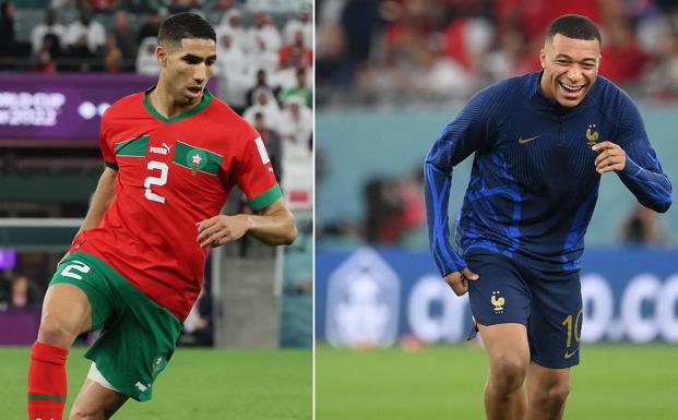 Mbappé-Achraf, duelo fratricida en semifinales del Mundial