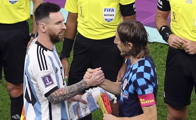 Modric: «Ojalá que Messi gane este Mundial, es el mejor jugador de la historia»