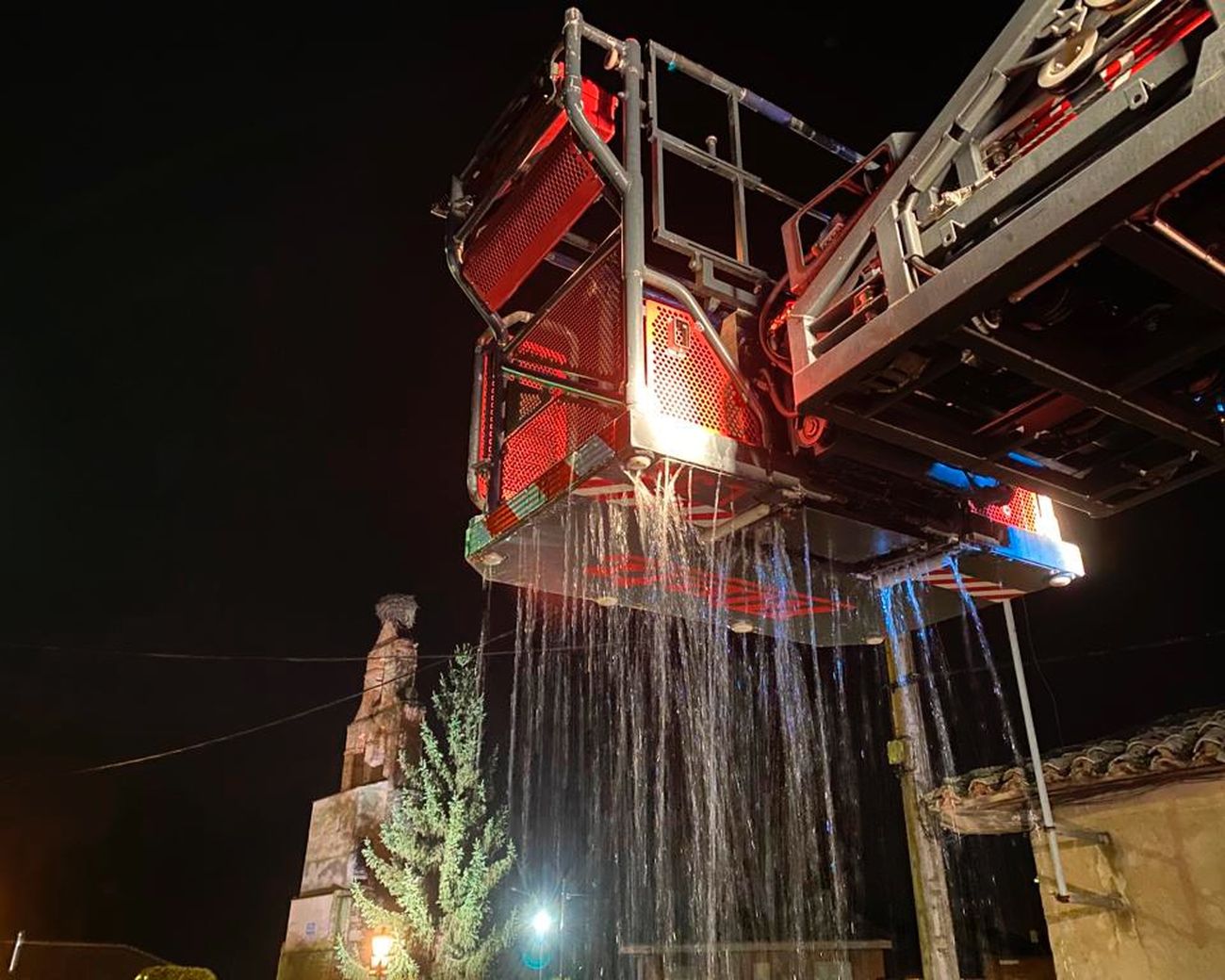 Incendio en Palazuelo de Órbigo