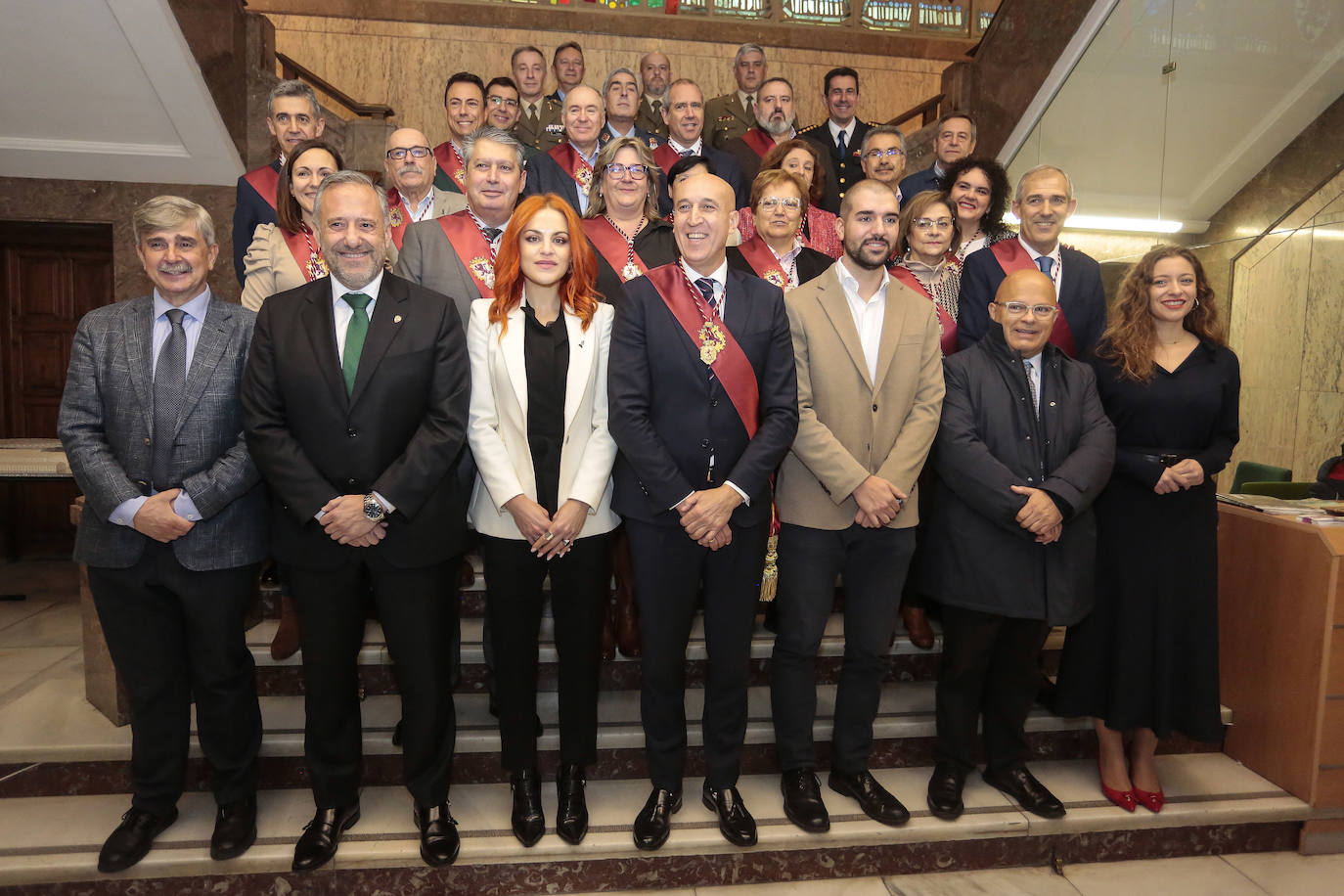 El Ayuntamiento de León recibe a los astronautas leoneses