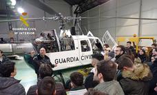Alumnos de Ingeniería Aeroespacial de la ULE visitan la Unidad Aérea de la Guardia Civil de León