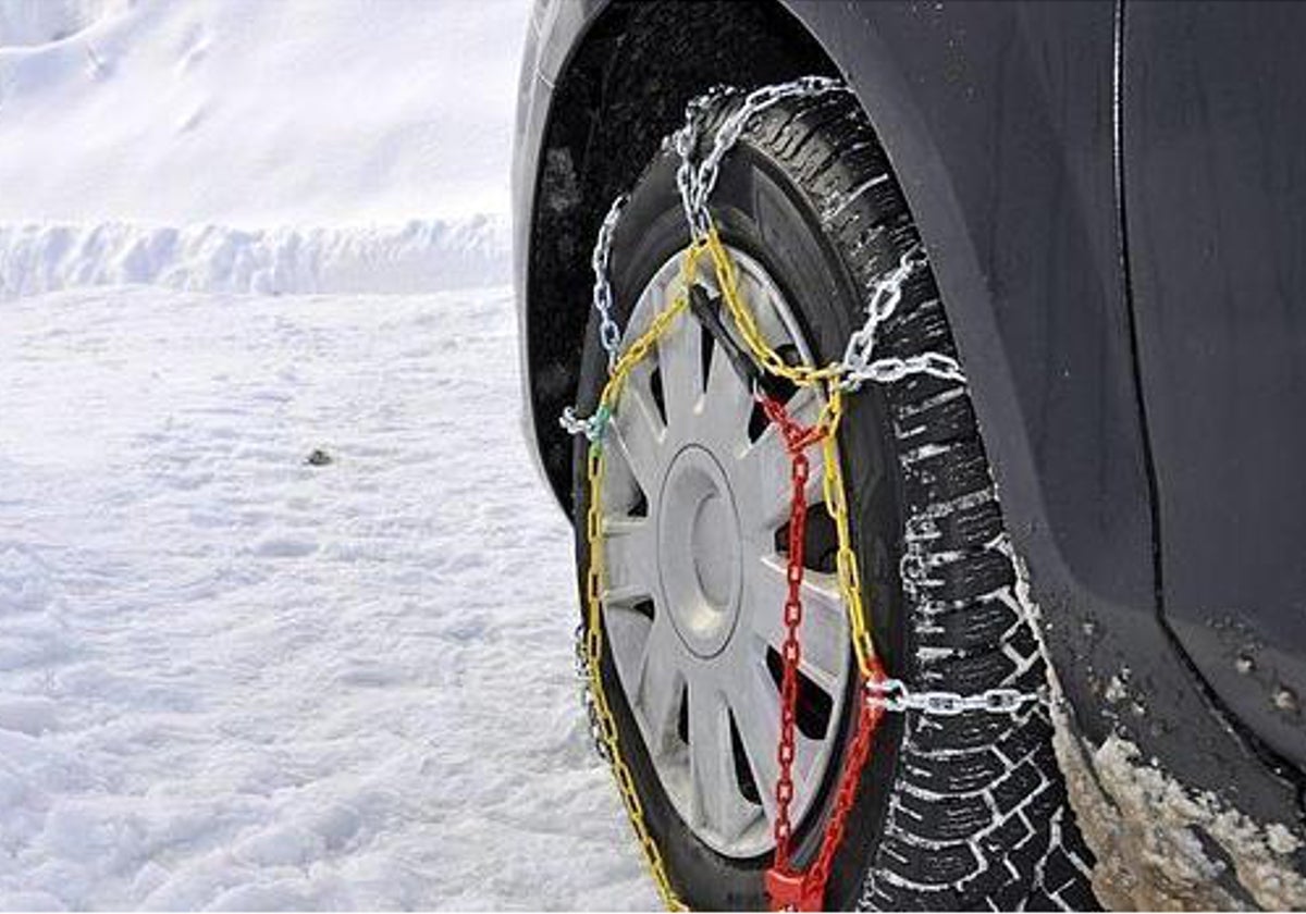 Cómo colocar fácilmente las cadenas de nieve para que no te multen