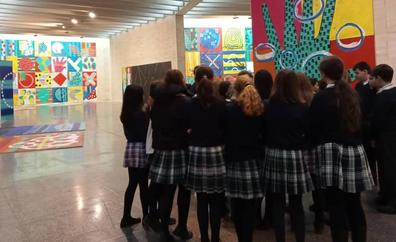 Los alumnos del Colegio La Asunción de León visitan el Musac