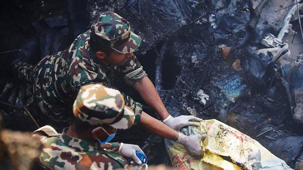 Imágenes de la catástrofe aérea de Nepal