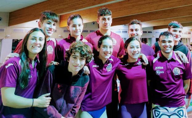 El CD Sos León logra nueve medallas en el Campeonato de Castilla y León de Distancias Cortas