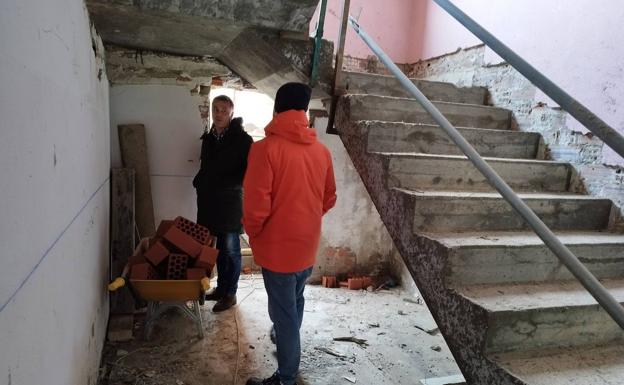 Las obras del Espacio del Mayor de Valencia de Don Juan van en fecha y se espera que acaben en marzo