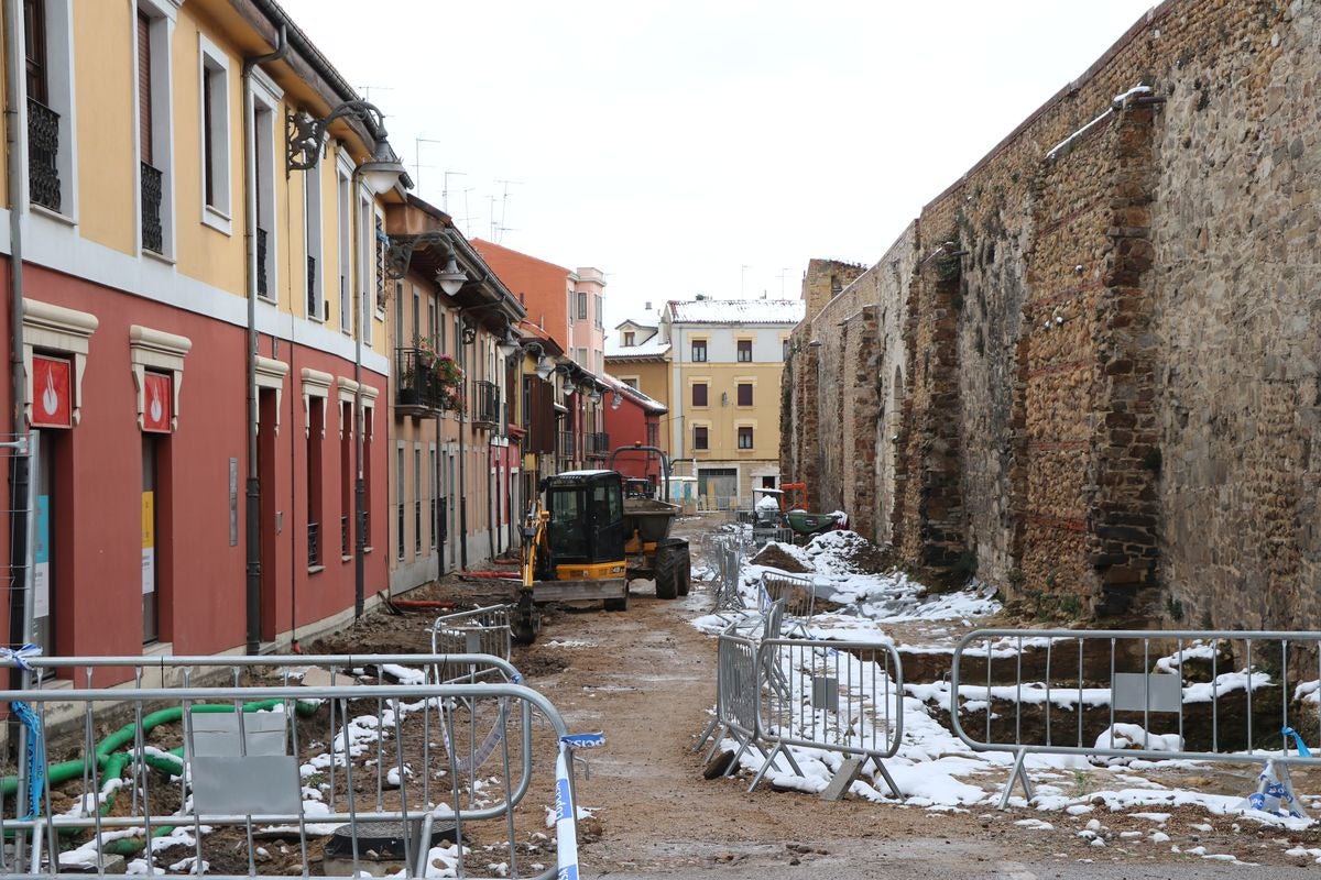 Así avanzan las obras en la calle Carreras