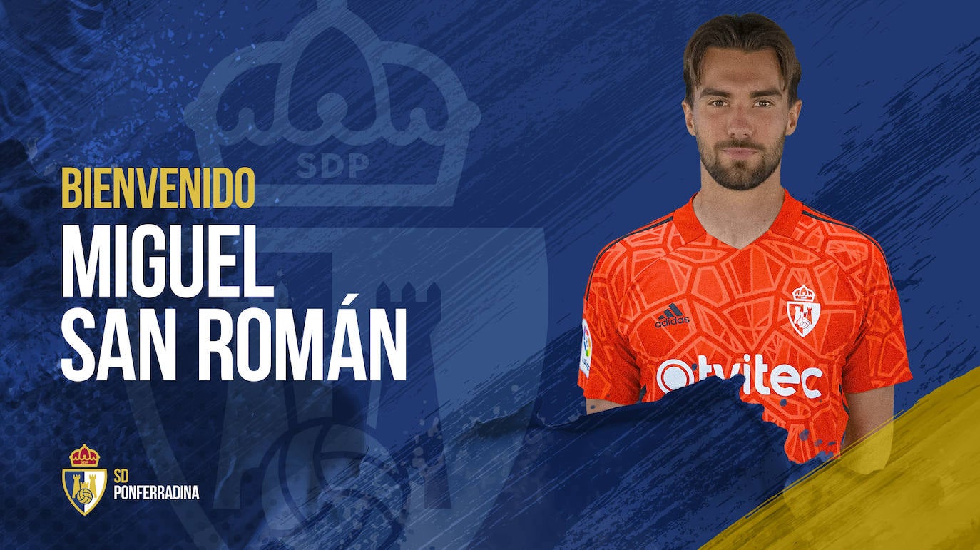 La Ponferradina ficha al portero Miguel San Román