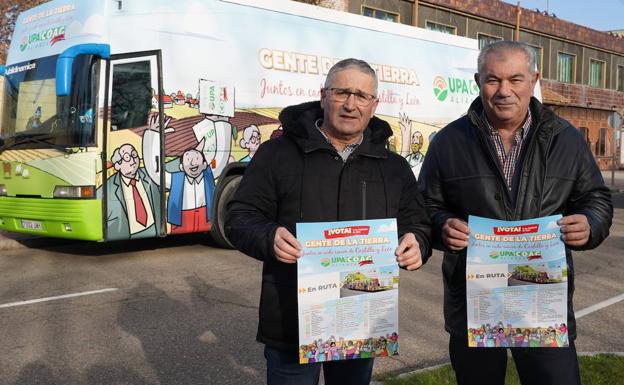 UPA-Coag estrena autobús para recorrer 5.000 kilómetros de la comunidad durante la campaña electoral