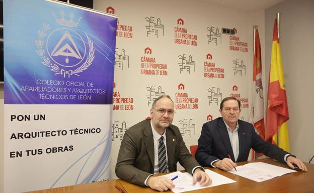 La Cámara de la Propiedad y los arquitectos apuestan por rehabilitar el parque inmobiliario de León