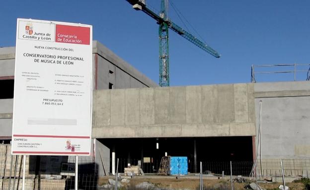 El conservatorio de León verá la luz al inicio del curso 2023/24 y las obras «avanzan sin retrasos»