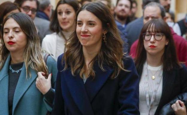 Irene Montero, sobre el 'sí es sí: «Existe una discrepancia fuerte con el PSOE»