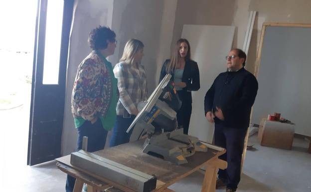 La escuela taller de La Bañeza realiza obras por 200.000 euros