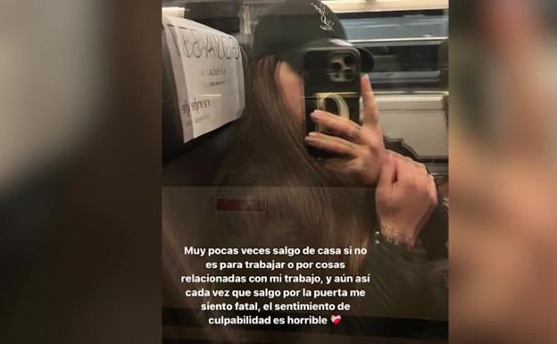 Violeta muestra la parte más dura de la maternidad