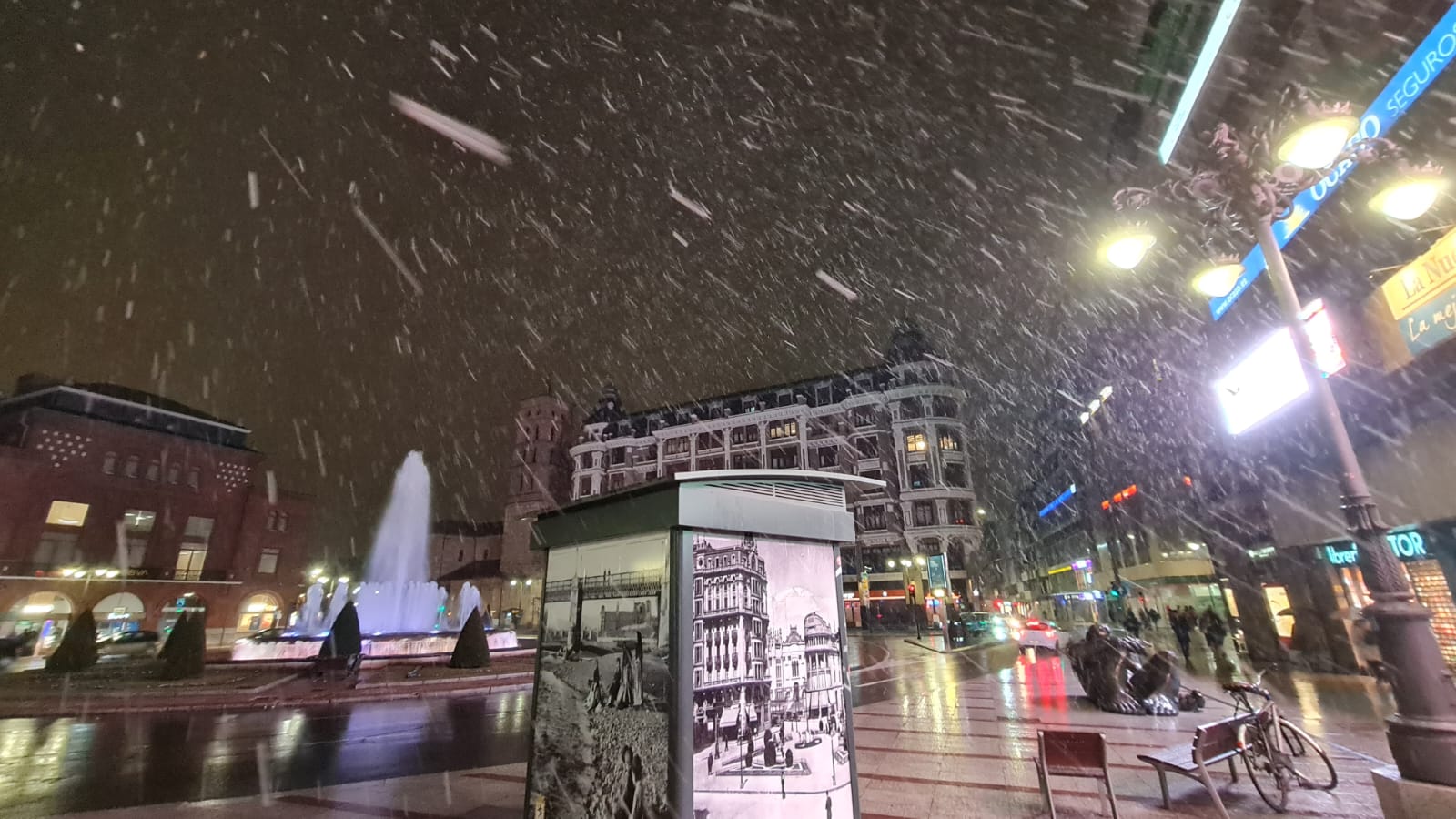 La nieve vuelve a aparecer en León