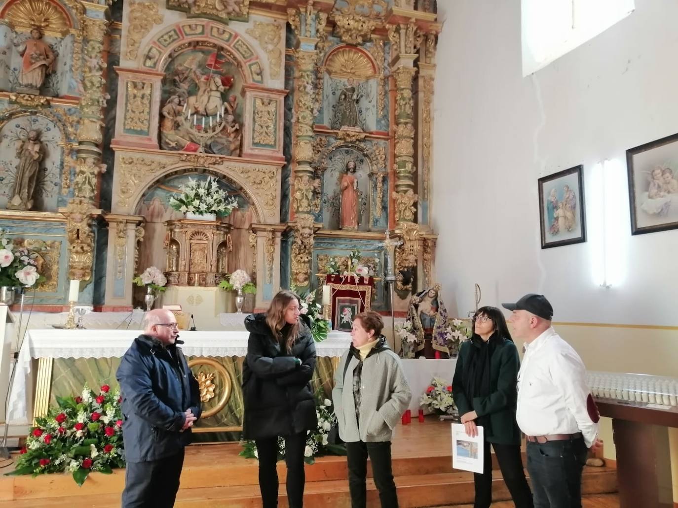 Junta y Diputación participan en la restauración del artesonado de Valcabado que comenzó con un crowfunding vecinal