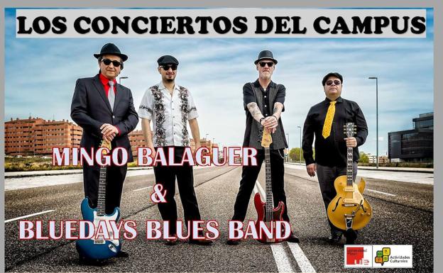 Mingo Balaguer y 'Bluedays Blues Band' llegan el jueves a los Conciertos del Campus