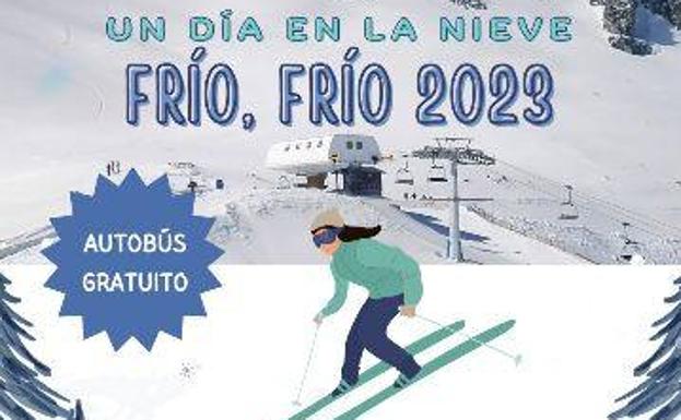 La Concejalía de Juventud abre este viernes el plazo para inscribirse en la actividad 'Frío, frío, un día en la nieve'