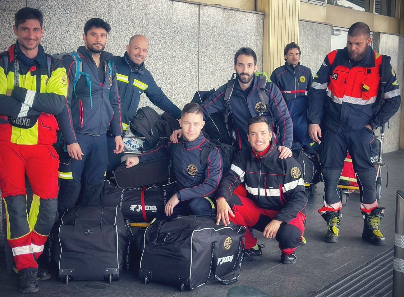 Un bombero leonés en la zona cero de Turquía