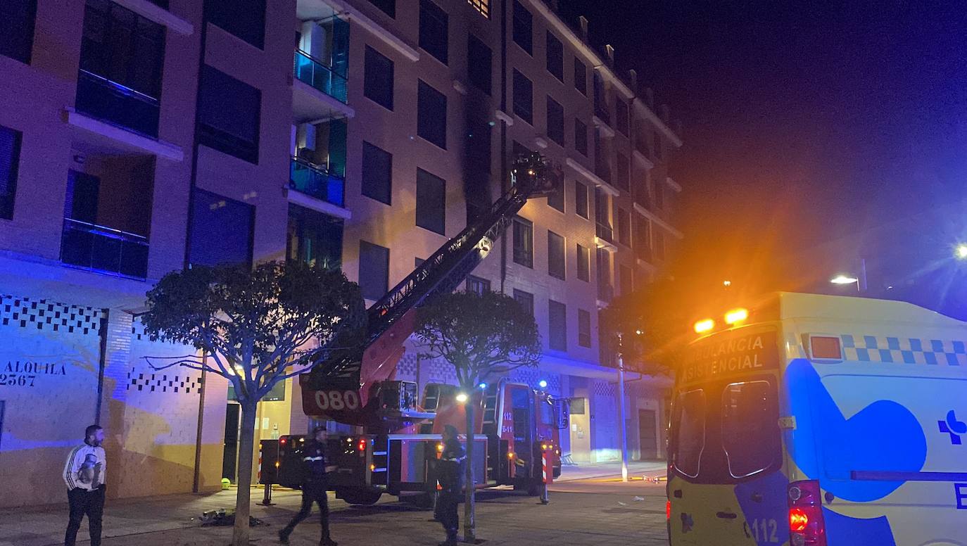 Explosión en un piso en León
