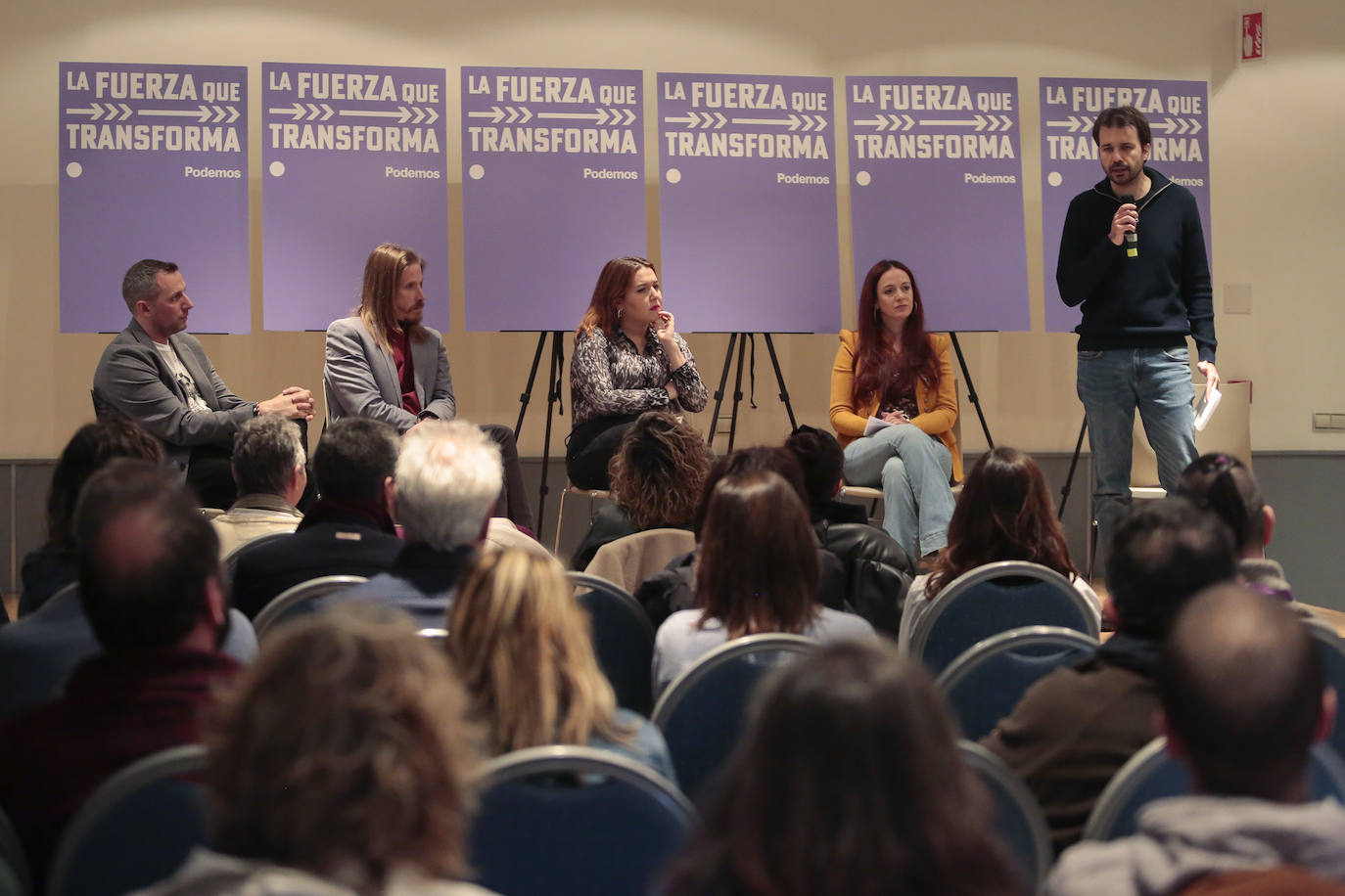 Podemos León celebra el acto La Ruta #LaFuerzaQueTransforma