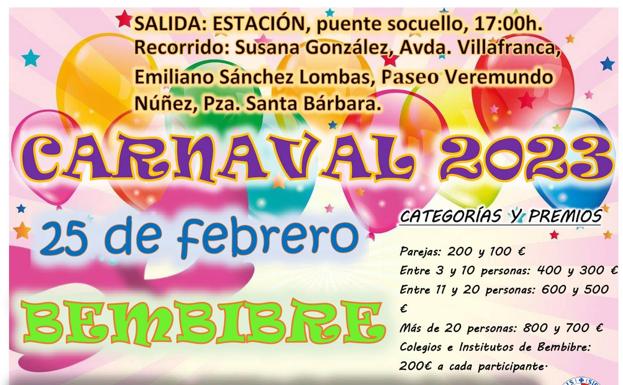 Bembibre celebra su carnaval el 25 de febrero