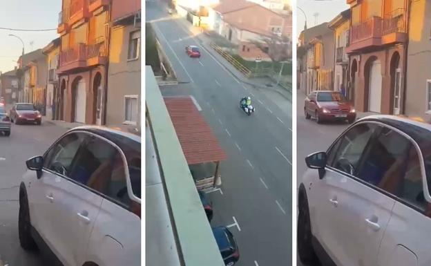 Una espectacular persecución de la Guardia Civil acaba con un detenido en Villares de Órbigo