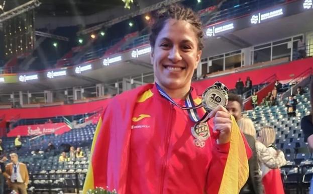 La astorgana Raquel González, subcampeona del mundo de artes marciales