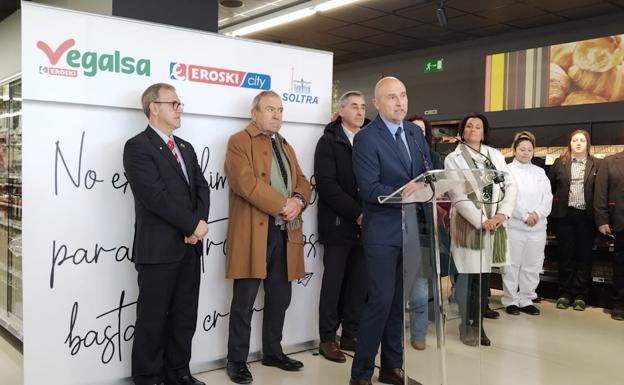 Abre el supermercado inclusivo Eroski en Veguellina de Órbigo con la colaboración de Soltra