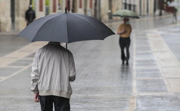 Lluvia y subida de temperaturas en el inicio de semana en León