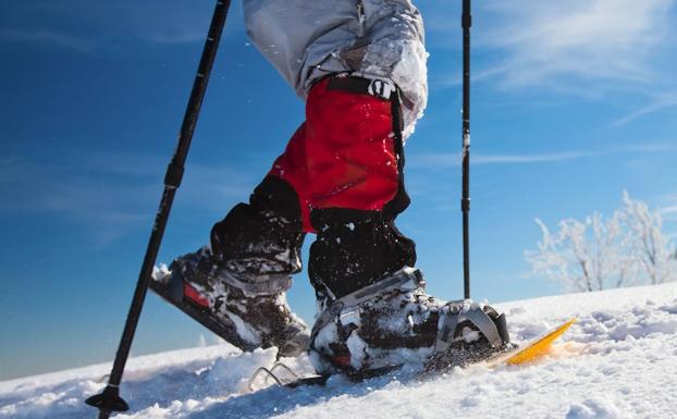 El área de deportes de la ULe organiza una 'ruta de raquetas de nieve' en el Puerto de Vegarada