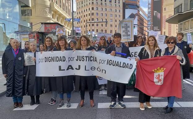 150 juicios entran al día en los Juzgados de León, que 'chocan' con la huelga de Letrados de Justicia