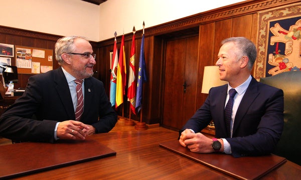 El presidente del Senado visita de Ponferrada