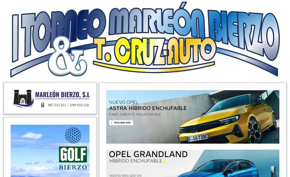 Llega a Golf Bierzo el I torneo Marleón Bierzo y T. Cruz-Auto