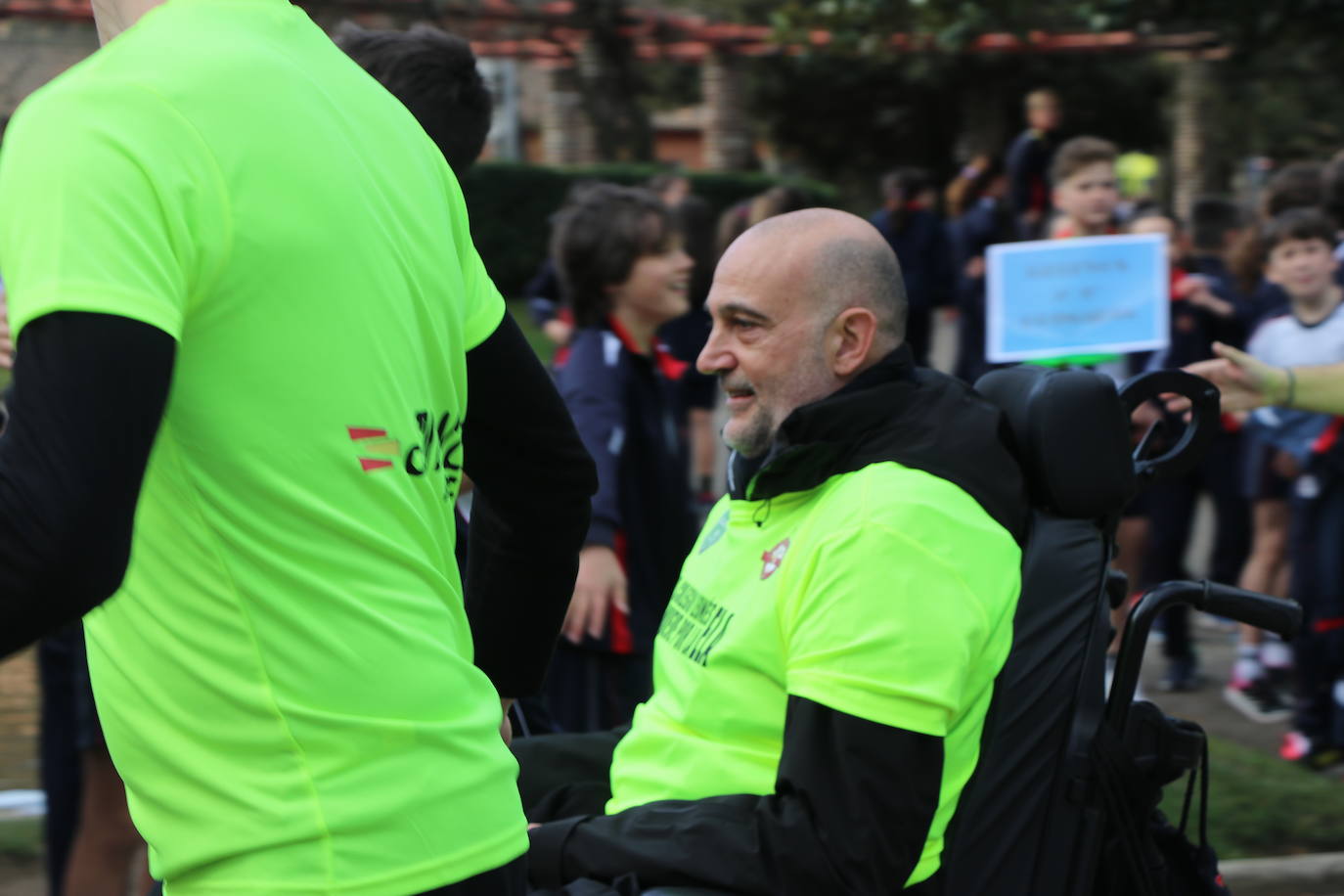 El colegio Leonés corre por la ELA