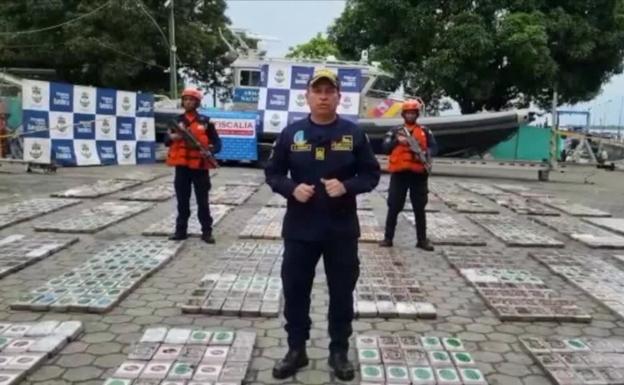 La Armada colombiana encuentra un narcosubmarino lleno de cocaina