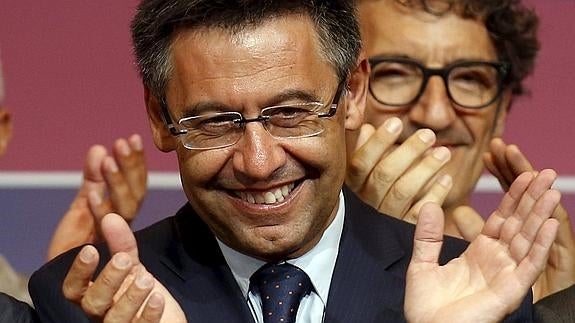 Bartomeu: «La plantilla está cerrada y Luis Enrique está muy contento»