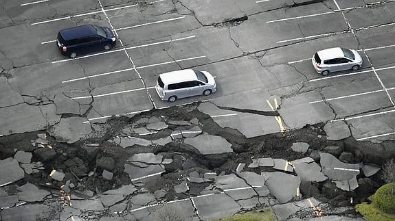 El ultimo seísmo de 7,3 en Japon se cobra otras nueve vidas