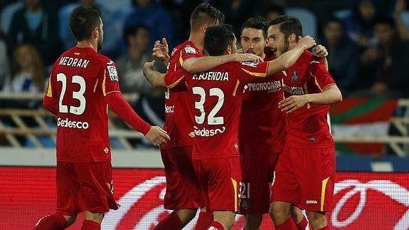 El Getafe saca oxígeno de Anoeta