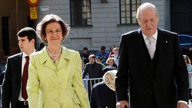 Los Reyes Juan Carlos y Sofía asisten a la celebración del 70 cumpleaños del monarca sueco