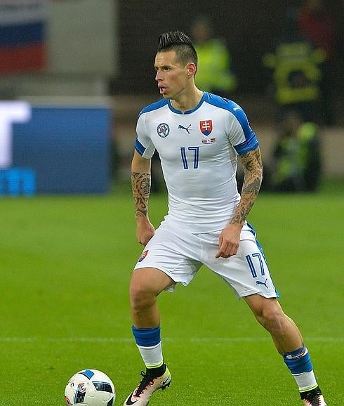 Hamsik, en su mejor hora